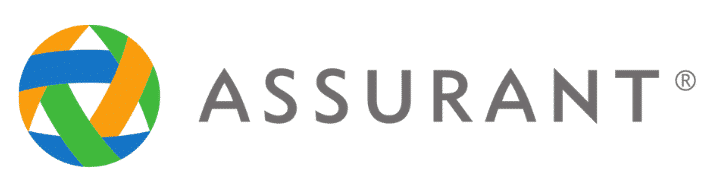 A green background with the word assure written in grey.